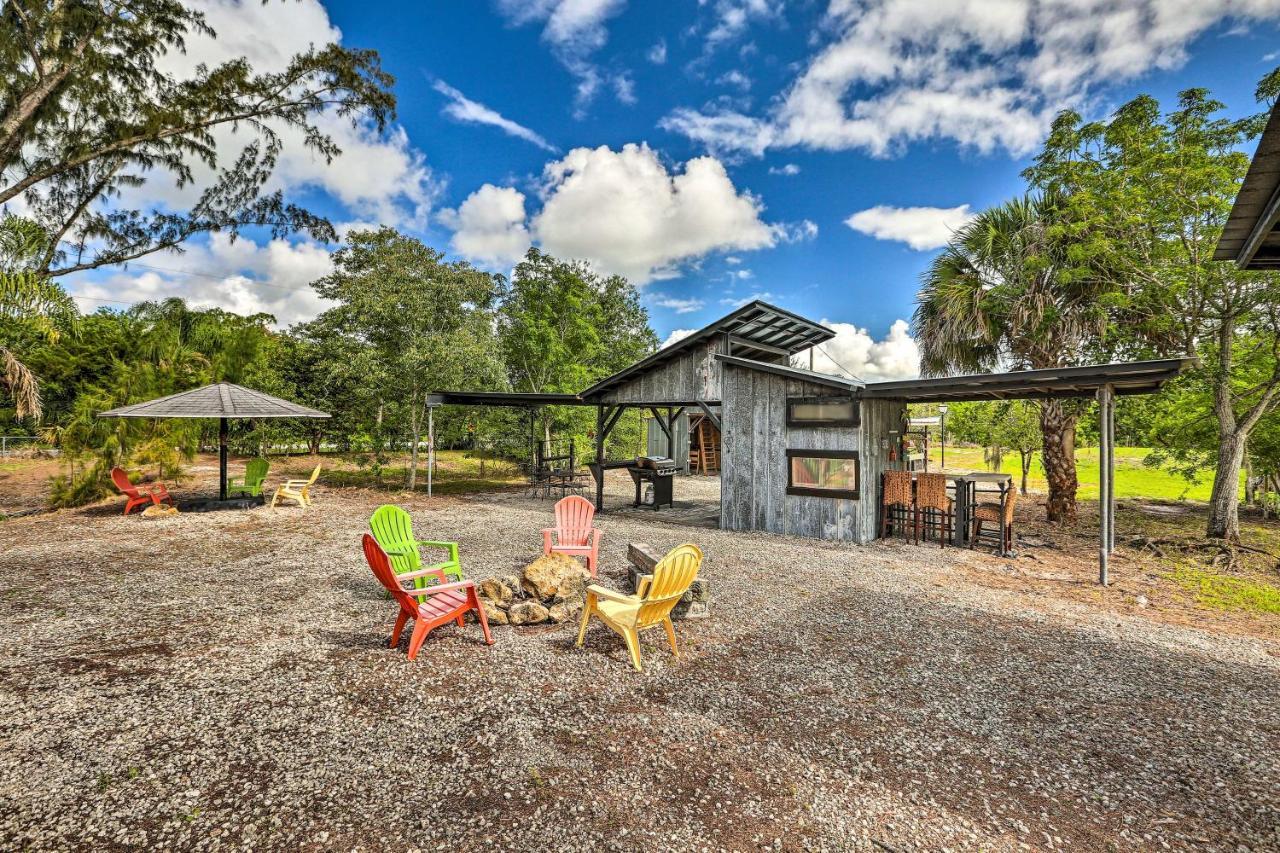 Authentic Clewiston Home With Outdoor Game Room Eksteriør billede