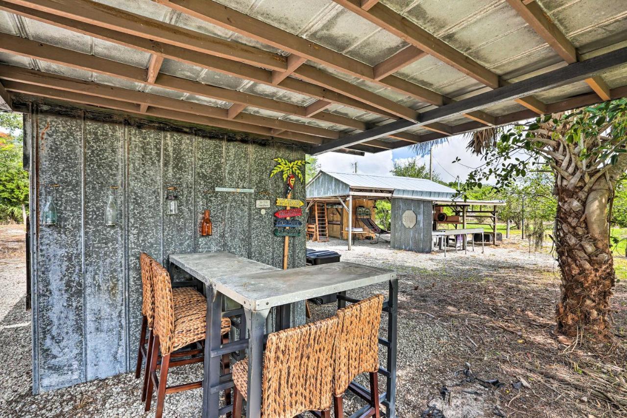 Authentic Clewiston Home With Outdoor Game Room Eksteriør billede